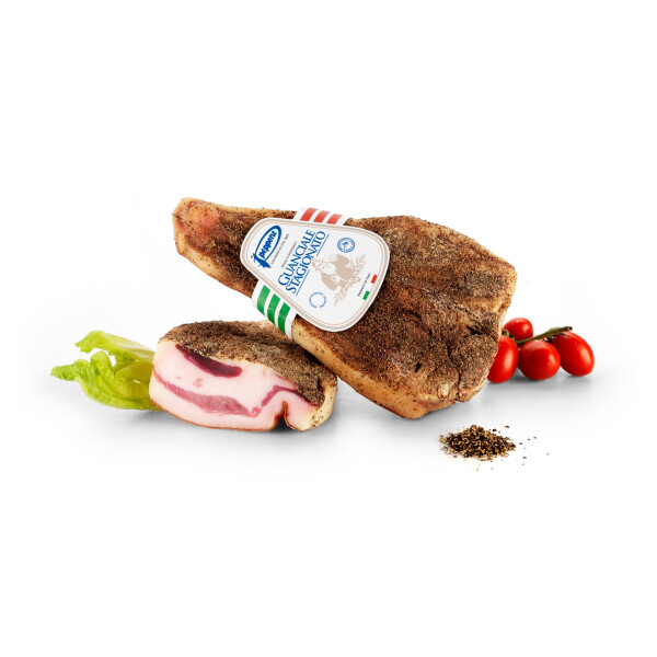 GUANCIALE STAGIONATO INTERO 1,5kg - PEPPONE