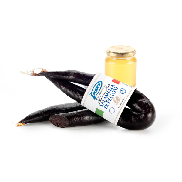 SALAMELLA DI FEGATO DOLCE AL MIELE 400g - PEPPONE
